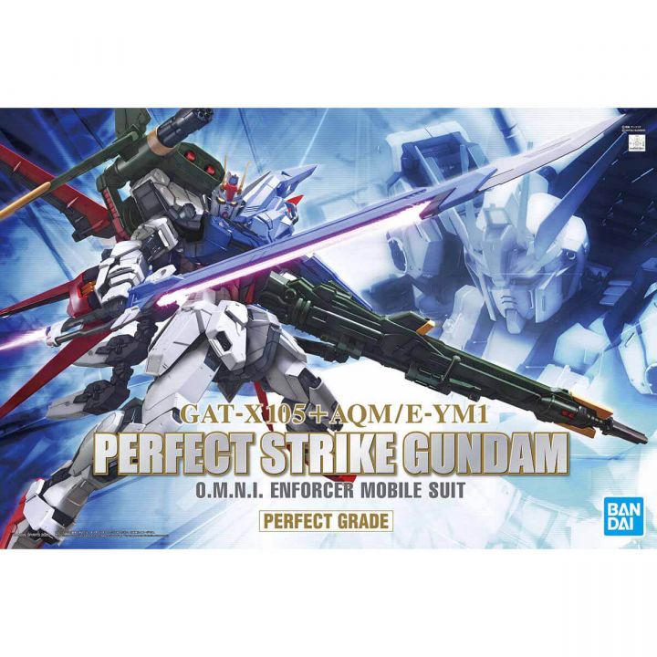 BANDAI PG Mobile Suit Gundam SEED - Perfect Grade PERFECT STRIKE GUNDAM Model Kit Figure (Gunpla)