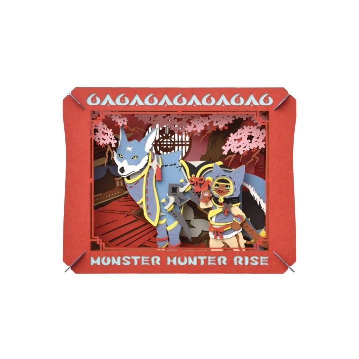 ENSKY - Monster Hunter Rise Paper Theater : Otomo Airou & Otomo Garuku PT-238