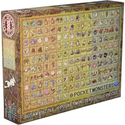 ENSKY - POKEMON No. 001~151 - 1000 Piece Jigsaw Puzzle 1000T-31