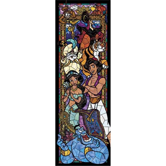 TENYO - DISNEY Aladdin - Jigsaw Puzzle Vitrail 456 pièces DSG-456-737
