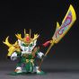 BANDAI SD GUNDAM BB FIGHTER SANGOKUDEN EIYUGEKITOTSU - Super deformed GUAN PING GUNDAM Model Kit Figure(Gunpla)