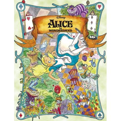 YANOMAN - DISNEY Alice au Pays des Merveilles - Jigsaw Puzzle 300 pièces 42-67