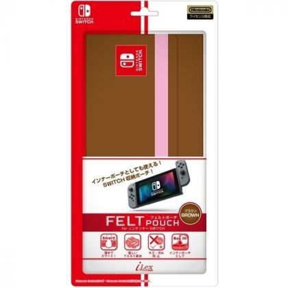 FLET Pochette marron NINTENDO SWITCH