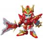BANDAI SD GUNDAM BB FIGHTER SANGOKUDEN Brave Battle Warriors - Super deformed SHIN ZHANG FEI GUNDAM Model Kit Figure(Gunpla)