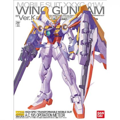 BANDAI MG Mobile Suit Gundam W - Master Grade WING GUNDAM Ver.Ka Model Kit Figure (Gunpla)