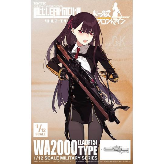 TOMYTEC Little Armory LADF15 Dolls Frontline WA2000 Type Plastic Model Kit