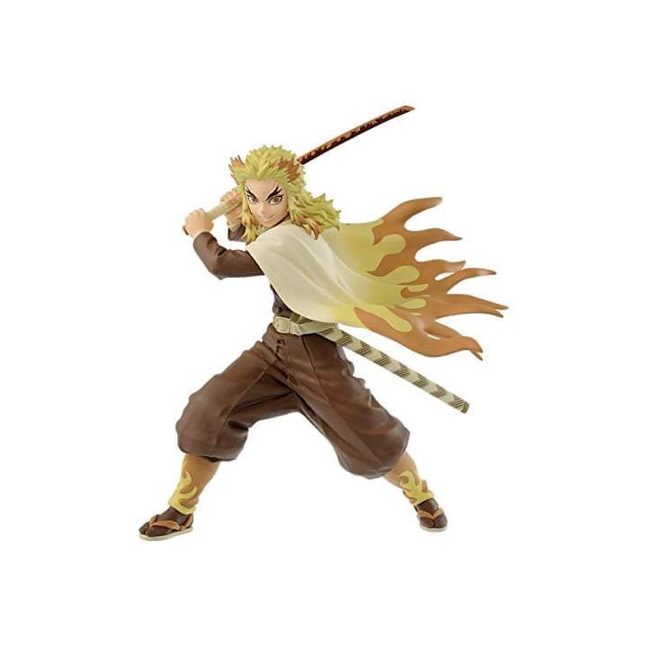BANDAI Banpresto - Demon Slayer (Kimetsu no Yaiba) VIBRATION STARS Kyōjurō Rengoku (Sepia Color) Figure