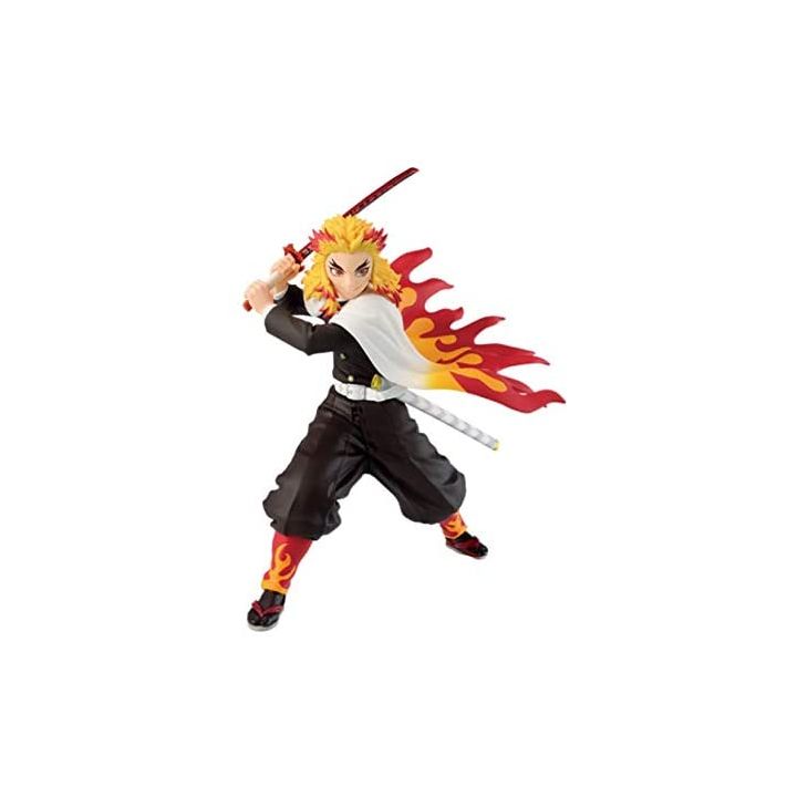 BANDAI Banpresto - Demon Slayer (Kimetsu no Yaiba) VIBRATION STARS Kyōjurō Rengoku Figure