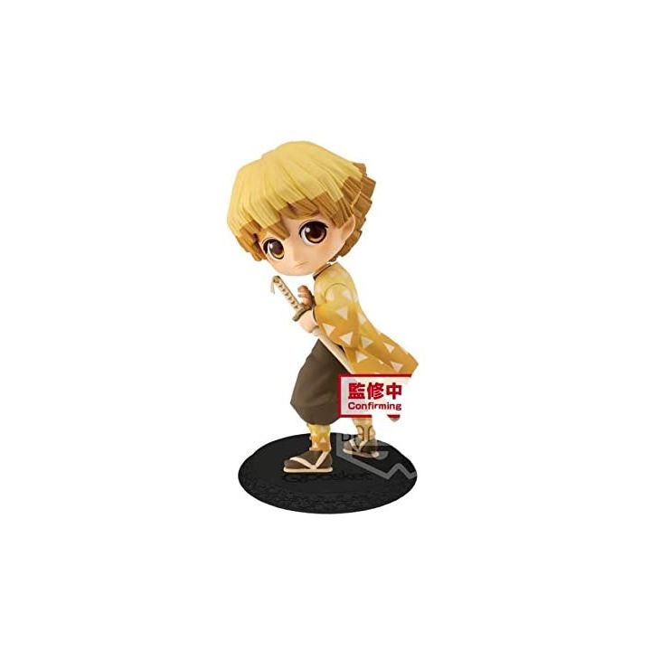 BANDAI Banpresto - Demon Slayer (Kimetsu no Yaiba) Q posket Zenitsu Agatsuma (Sepia Color)Figure