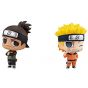 BANDAI -NARUTO Shippuden- Chimimega Buddy Series Umino Iruka & Uzumaki Naruto Figure