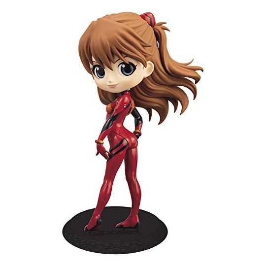 Sega - Rebuild of Evangelion Q posket Asuka Langley Shikinami Plugsuit Style Normal Color Figure