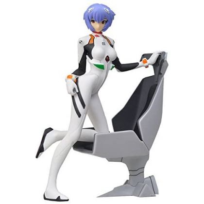 Sega - Rebuild of Evangelion Premium Figure Girl with Chair Rei Ayanami Figure