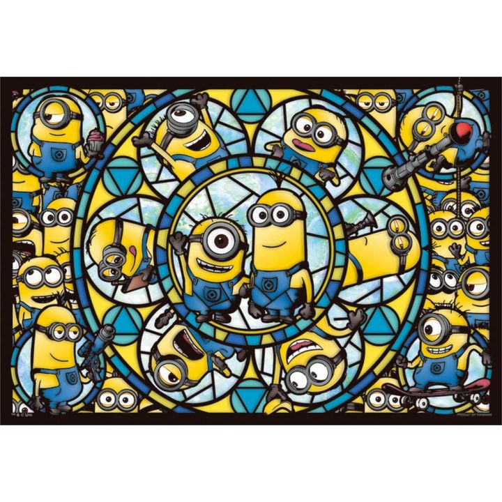 YANOMAN - MINIONS Jigsaw Puzzle Stained Glass 216 pièces 62-20