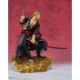 BANDAI - Figuarts Zero One Piece - Roronoa Zoro -WT100 Anniversary Eichiro Oda Original Illustration Figure