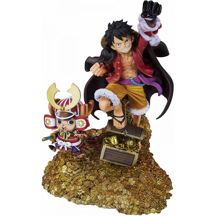 BANDAI - Figuarts Zero One Piece - Monkey D. Luffy -WT100 Anniversary Eichiro Oda Original Illustration Figure