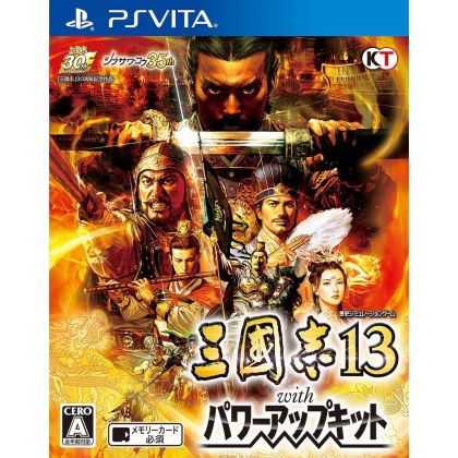 KOEI TECMO Sangokushi 13 with Power Up Kit PS Vita SONY PLAYSTATION