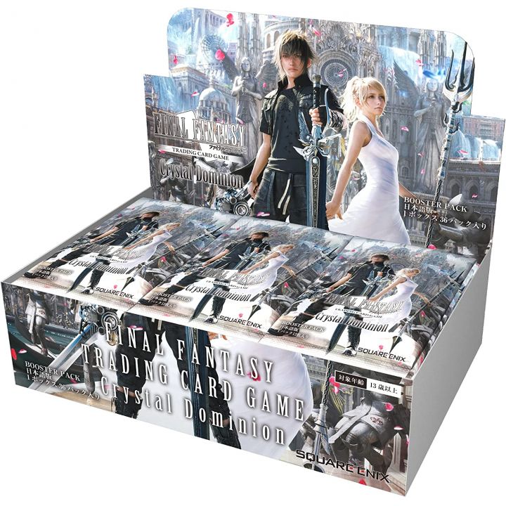 HOBBY JAPAN - Final Fantasy VII Remake Trading Card - Booster Pack Crystal Dominion BOX