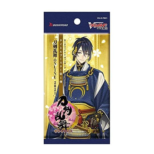 BUSHIROAD - Cardfight!! Vanguard overDress - Title Booster Vol. 1 Touken Ranbu - ONLINE - 2021 VG-D-TB01 BOX