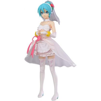 SEGA - Hatsune Miku Project DIVA Arcade Future Tone Super Premium Figure "Hatsune Miku - White Dress" figure