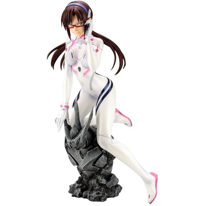 KOTOBUKIYA - Evangelion: 3.0+1.0 Thrice Upon a Time Makinami Mari Illustrious -White Plugsuit Ver.- Figure