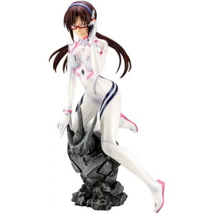 KOTOBUKIYA - Evangelion: 3.0+1.0 Thrice Upon a Time Makinami Mari Illustrious -White Plugsuit Ver.- Figure