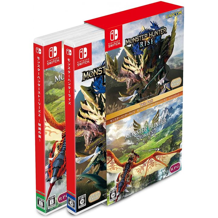 CAPCOM - Monster Hunter Rise & Monster Hunter Stories 2: Wings of Ruin PACK  for Nintendo Switch