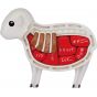 MEGAHOUSE - Ittou Kai!! Jingisukan (Lamb) Kaitai Puzzle