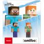 Amiibo NINTENDO - Set doppio Steve e Alex (Super Smash Bros.)