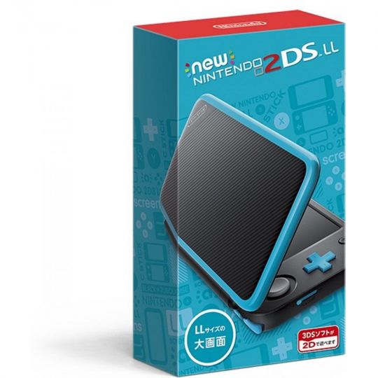 NINTENDO - New Nintendo 2DS LL Black x Turquoise