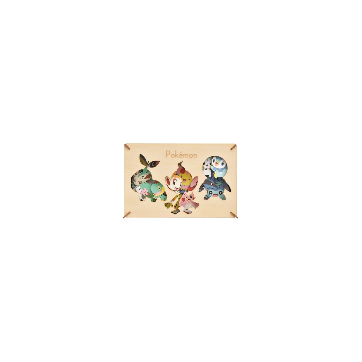 ポケットモンスター Paper Theater ウッドスタイル シンオウ地方のポケモン Pt Wl15