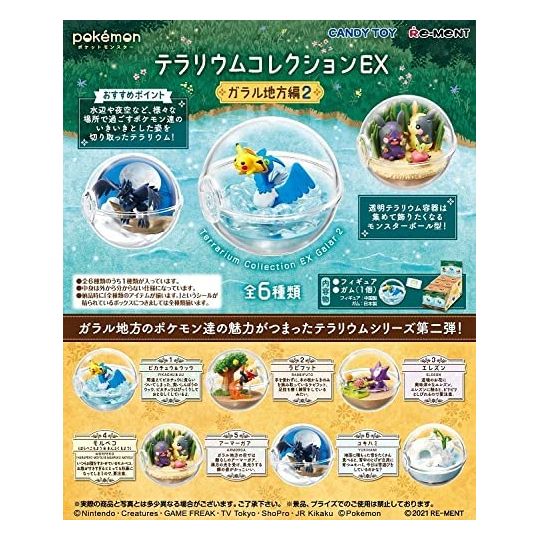 RE-MENT POKEMON - Terrarium Collection EX -Galar Region Ver. 2- Box