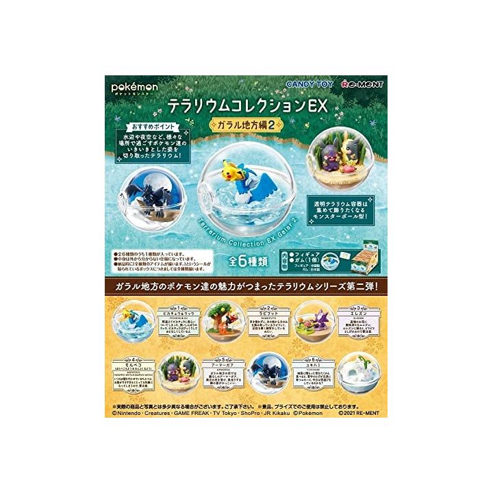 RE-MENT POKEMON - Terrarium Collection EX -Galar Region Ver. 2- Box