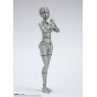 BANDAI SPIRITS - S.H.Figuarts Body-chan -Kentaro Yabuki- Wire Frame (Gray Color Ver.) Figure