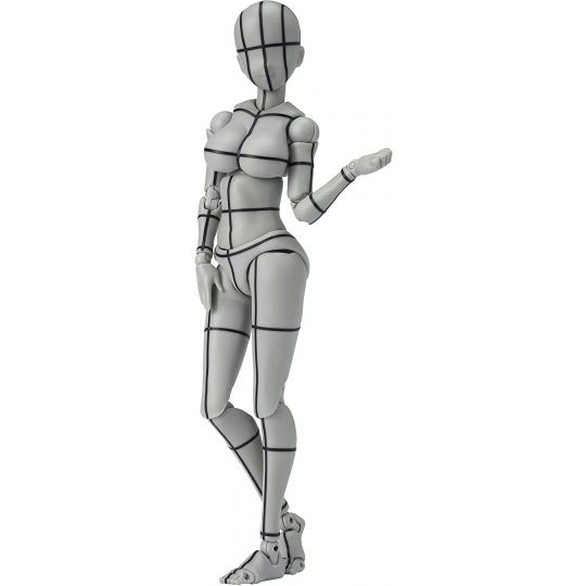 BANDAI SPIRITS - S.H.Figuarts Body-chan -Kentaro Yabuki- Wire Frame (Gray Color Ver.) Figure