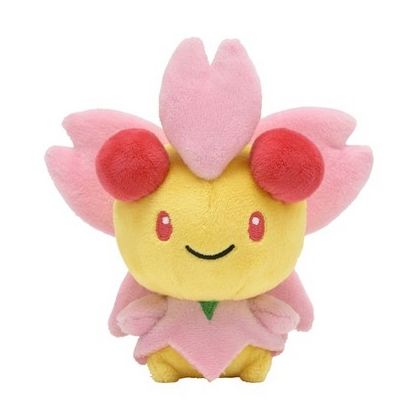 Pokémon Center Original Plush Pokemon Fit Cherrim Posi Form (Ceriflor Temps Ensoleillé)