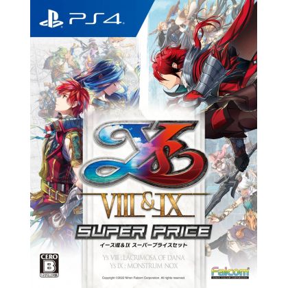 FALCOM - YS VIII & Ys IX: Monstrum Nox (Super Price Set) for Sony Playstation PS4