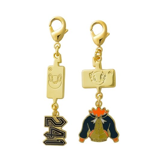 Pokemon Center Original - Raihan (Kibana) Zippers/Key Chains (set of 2)