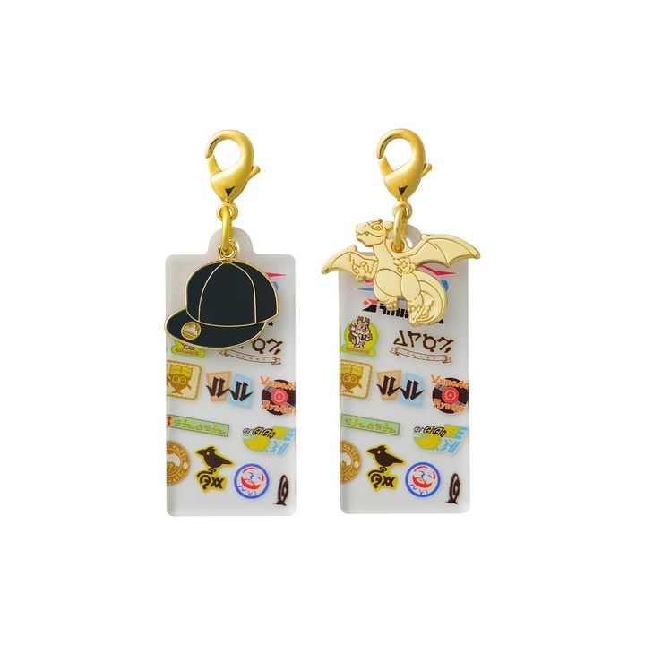 Pokemon Center Original - Leon (Dande) Zippers/Key Chains (set of 2)