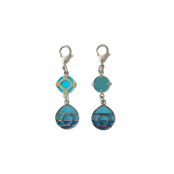 Pokemon Center Original - Nessa (Rurina) Zippers/Key Chains (set of 2)