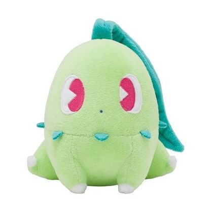 Pokémon Center Original - Plush Psycho Soda Refresh - Chicorita (Germignon)