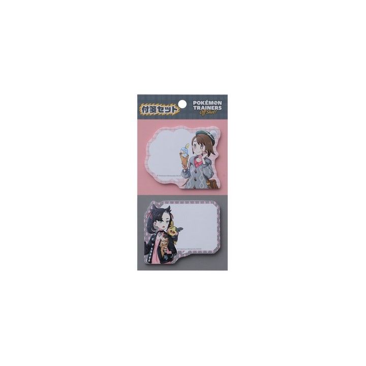 Pokemon Center Original - Memos/Notes POKÉMON TRAINERS Off Shot! Marnie & Gloria (Mary & Yuuri)