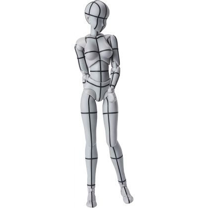 BANDAI SPIRITS - S.H.Figuarts Body-chan - Wire Frame (Gray Color Ver.) Figure