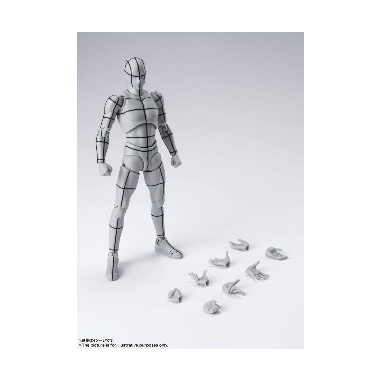 Body-Chan Kentaro Yabuki Wire Frame (Gray Color Ver) S.H.Figuarts