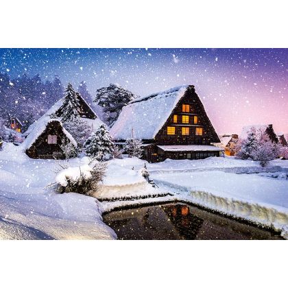 YANOMAN - Le Village de Shirakawa-gō - Jigsaw Puzzle 1000 pièces 10-1407