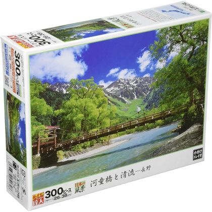 EPOCH - Pont Kappa (Kappabashi), Mont Myojindake & Mont Hotaka - Jigsaw Puzzle 300 pièces 25-172