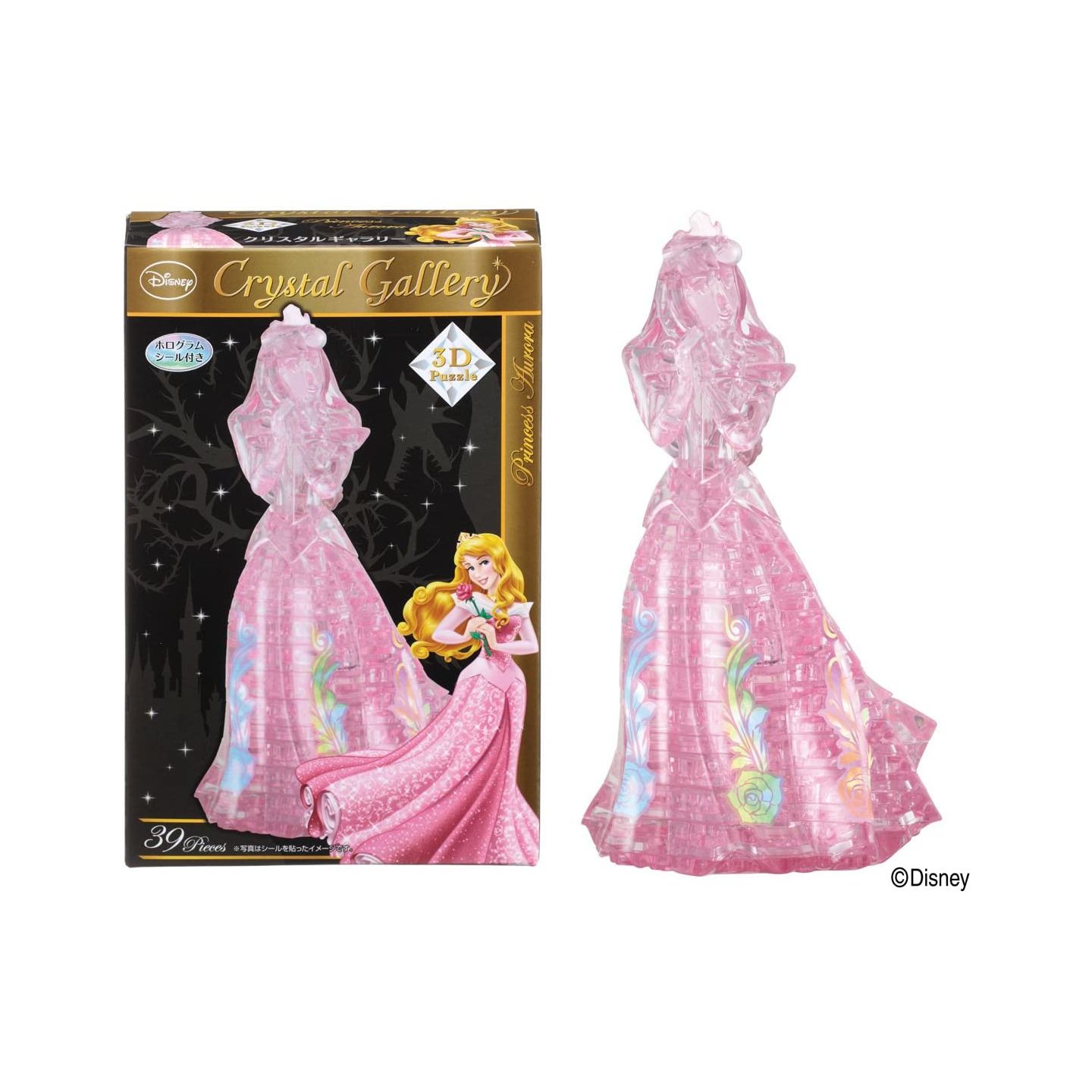Hanayama 74 Pieces Crystal Gallery Disney Sleeping Beauty Maleficent 3D Puzzle 