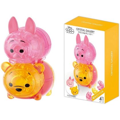 HANAYAMA - DISNEY Winnie the Pooh & Piglet - 41 Piece Tsum Tsum Crystal Jigsaw Puzzle