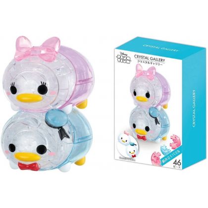 HANAYAMA - DISNEY Donald & Daisy - 46 Piece Tsum Tsum Crystal Jigsaw Puzzle