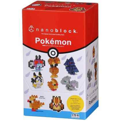 KAWADA Nanoblock NBMC_31S Pokemon Flying Type (set of all 6)