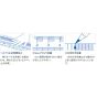 RAYMAY FUJII - Transparent Graph Ruler 36 cm AJH408